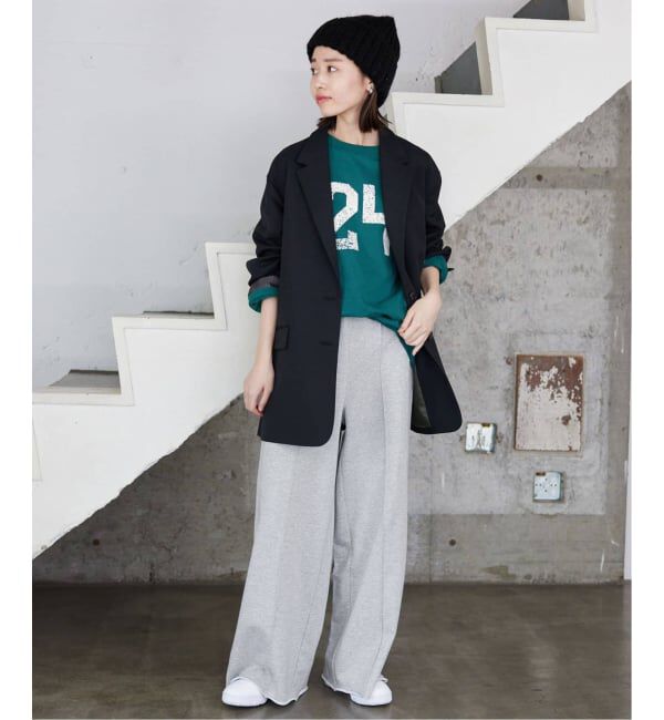 SLOBE IENA「《追加》裏毛ワイドパンツ」|その他|