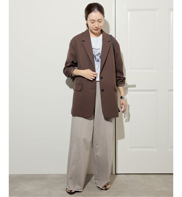 SLOBE IENA「《追加》裏毛ワイドパンツ」|その他|