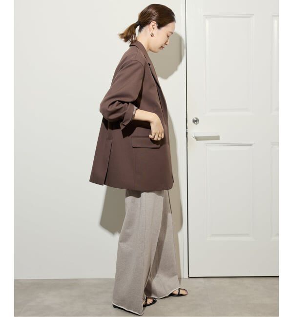 SLOBE IENA「《追加》裏毛ワイドパンツ」|その他|