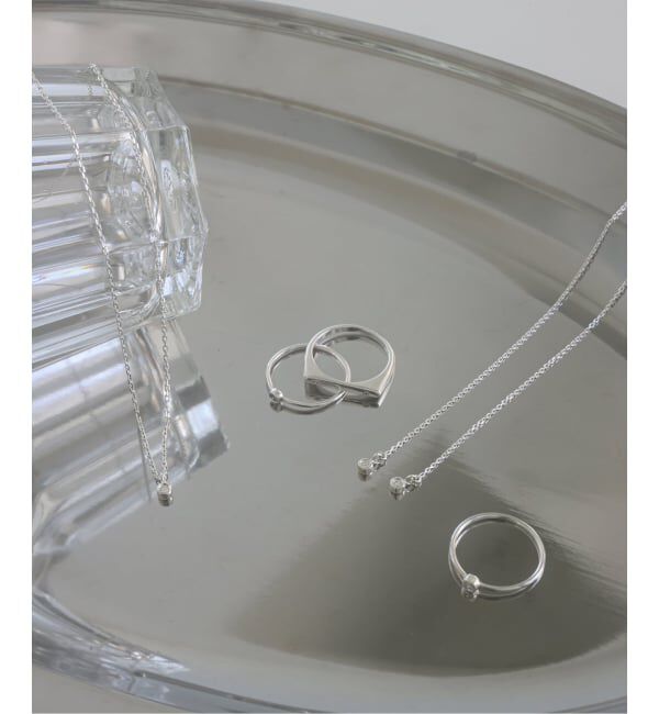 SLOBE IENA「unique/ユニーク SLOBE別注 ダイヤモンド2粒リング」|リング|