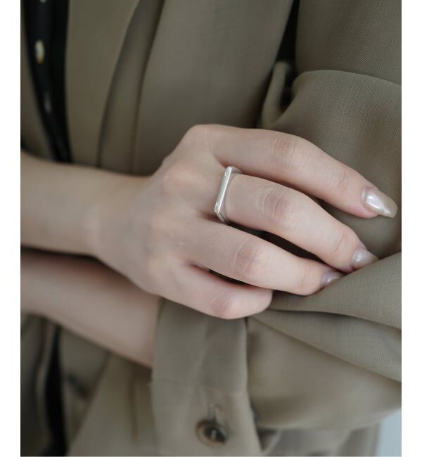 SLOBE IENA「unique/ユニーク SLOBE別注 ダイヤモンド2粒リング」|リング|