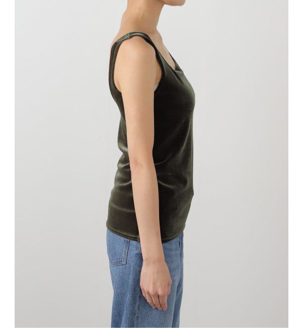 IENA「SIMONE WILD/シモーネ ワイルド VELVET SINGLET タンクトップ VELVETSINGLET」|Tシャツ・カットソー|