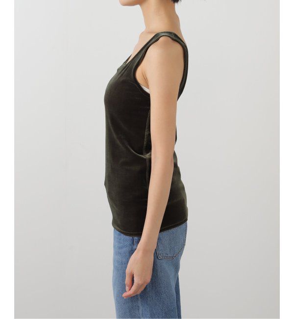 IENA「SIMONE WILD/シモーネ ワイルド VELVET SINGLET タンクトップ VELVETSINGLET」|Tシャツ・カットソー|
