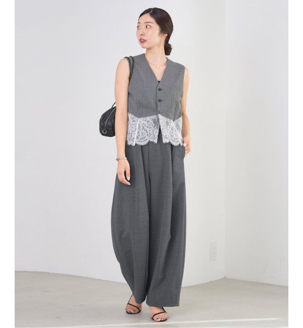 IENA「コクーンパンツ」|スラックス|