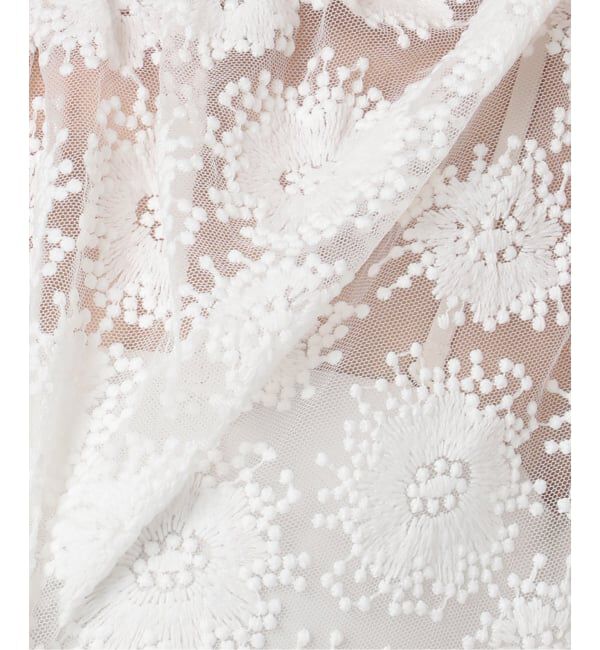 IENA「フラワーレース ペプラムブラウス」|シャツ・ブラウス|