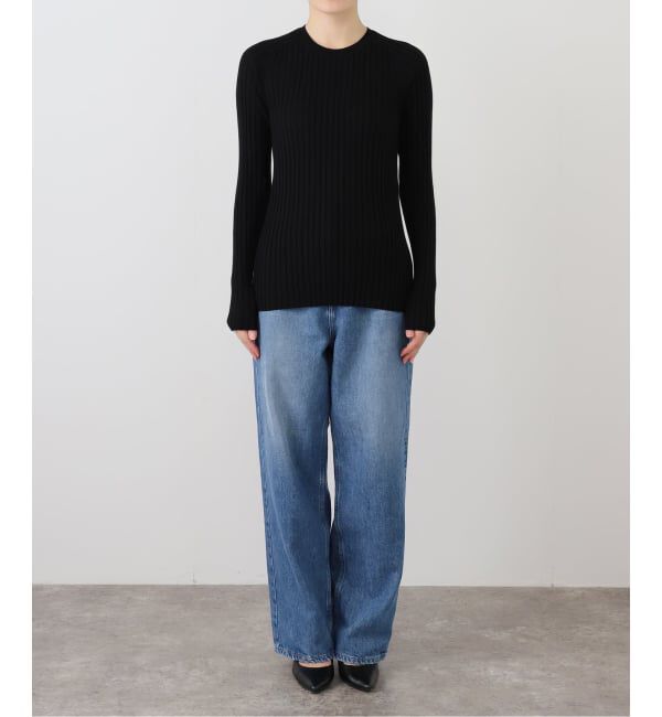 IENA「MaisonIENA ワイドリブプルオーバー」|ニット・セーター|