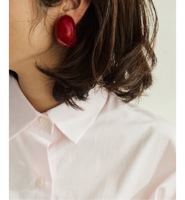 VERMEIL par iena「MICHAEL NASH JEWELRY マイケルナッシュジュエリー レジンイヤリング」|イヤリング|レッド