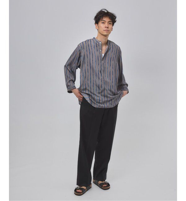 EDIFICE「PIPED STEM パンツ」|スラックス|