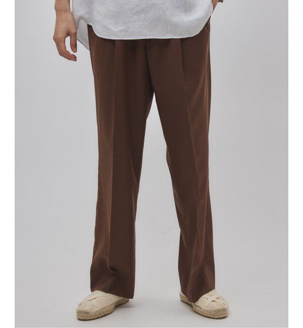 EDIFICE「PIPED STEM パンツ」|スラックス|