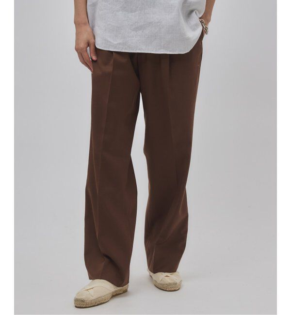 EDIFICE「PIPED STEM パンツ」|スラックス|