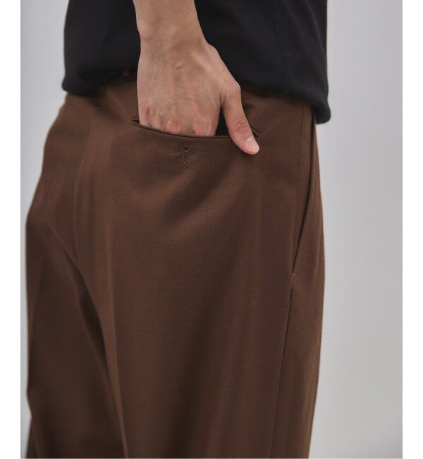 EDIFICE「PIPED STEM パンツ」|スラックス|