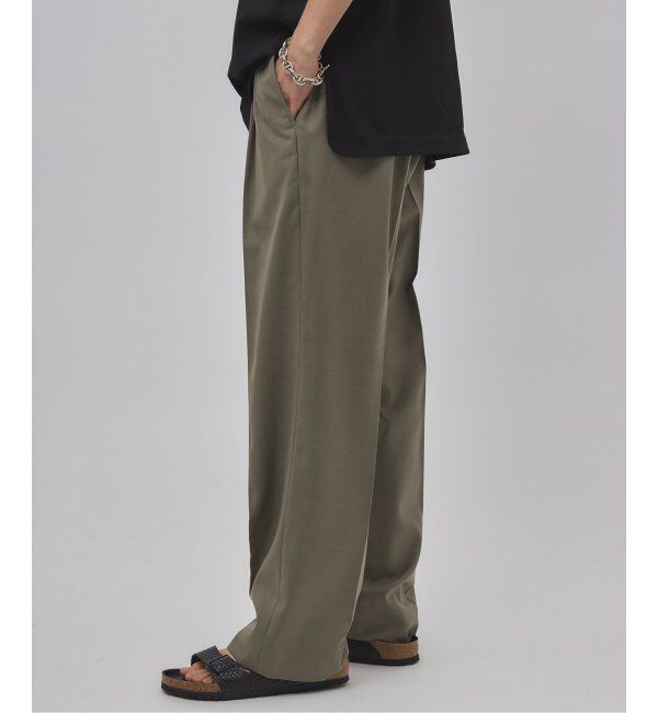 EDIFICE「PIPED STEM パンツ」|スラックス|