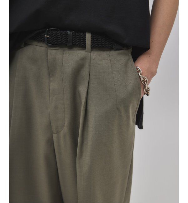 EDIFICE「PIPED STEM パンツ」|スラックス|