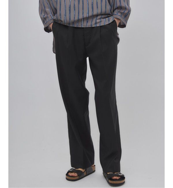EDIFICE「PIPED STEM パンツ」|スラックス|