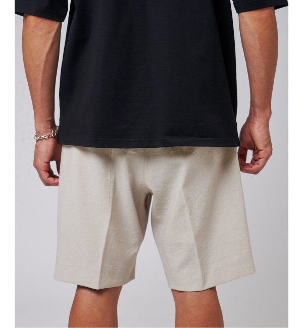 EDIFICE「シャンタン ベルテッド 2プリーツ ショーツ」|その他|