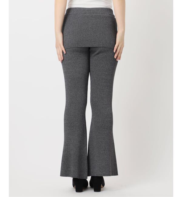 Oriens JOURNAL STANDARD「レースアップニットフレアパンツ」|その他|