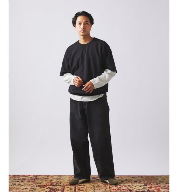JOURNAL STANDARD relume「【60&rsquo;s】ヴィンテージピグメントスウェットT + レイヤードサーマル 2点セット」|Tシャツ・カットソー|