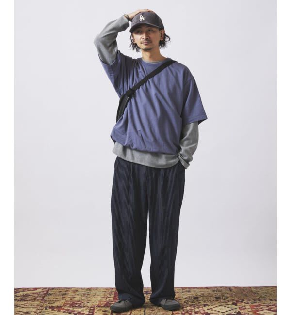 JOURNAL STANDARD relume「【60&rsquo;s】ヴィンテージピグメントスウェットT + レイヤードサーマル 2点セット」|Tシャツ・カットソー|