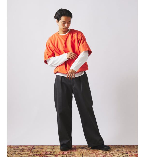 JOURNAL STANDARD relume「【60&rsquo;s】ヴィンテージピグメントスウェットT + レイヤードサーマル 2点セット」|Tシャツ・カットソー|