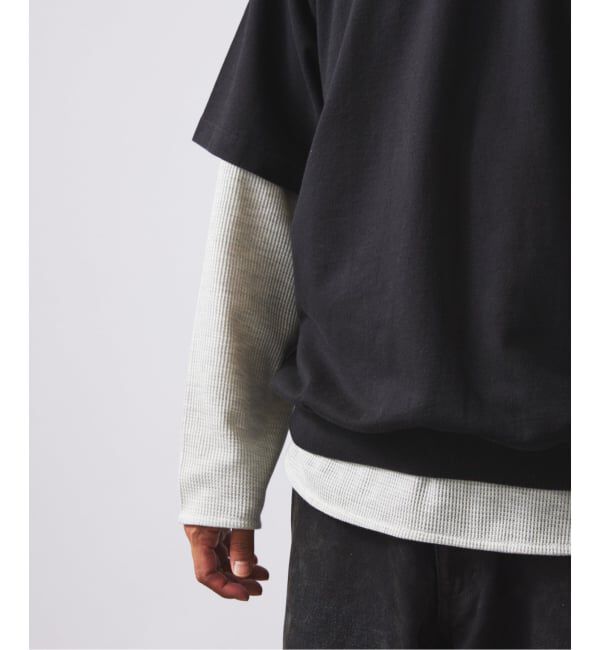 JOURNAL STANDARD relume「【60&rsquo;s】ヴィンテージピグメントスウェットT + レイヤードサーマル 2点セット」|Tシャツ・カットソー|