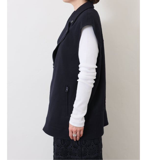 journal standard luxe「MIXツィードライダースベスト」|ダウンベスト・ベスト|