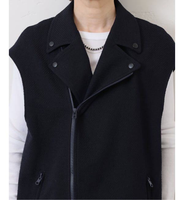 journal standard luxe「MIXツィードライダースベスト」|ダウンベスト・ベスト|