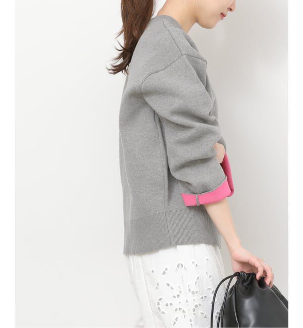 JOURNAL STANDARD relume「《予約》ダブルニットコントラストプルオーバー」|ニット・セーター|