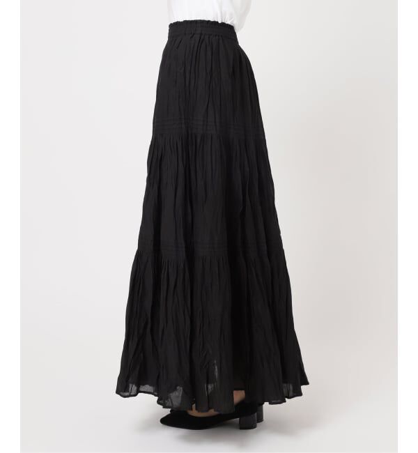 JOURNAL STANDARD relume「《WEB限定追加予約》コットンボイルクリンクルティアードスカート」|スカート|