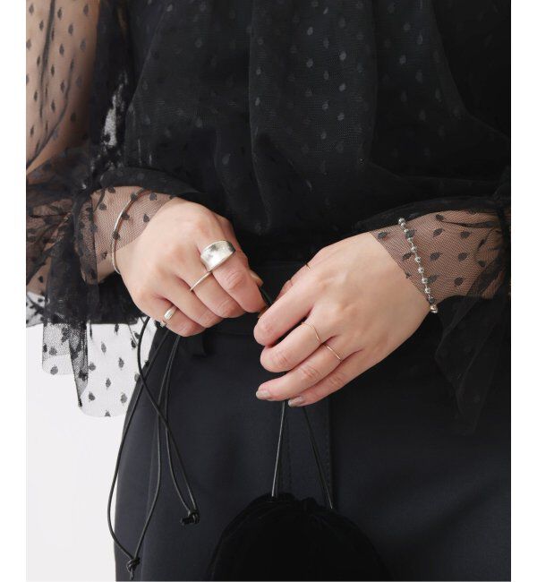 Spick and Span「【SAMH by LILAS】カーブワイド平甲丸リング SV」|リング|