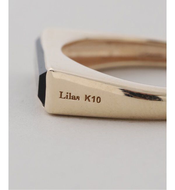 Lilas by Spick&Span「オニキスシグネットリング K10」|リング|
