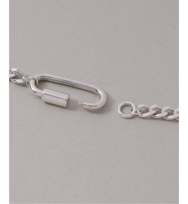Spick and Span「【SAMH by LILAS】カラビナキヘイチェーンネックレス SV」|ネックレス|