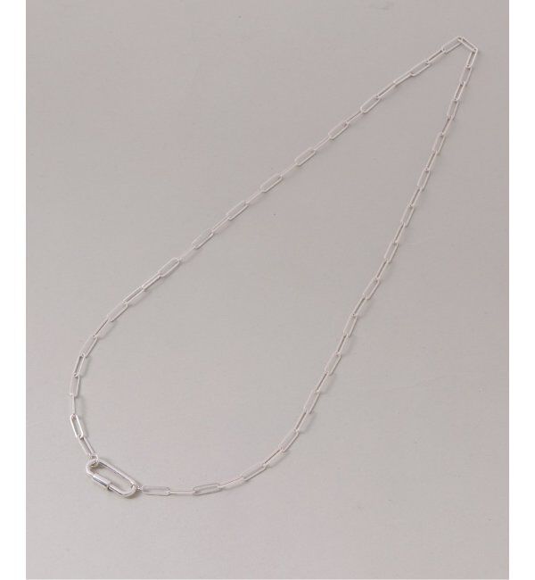 Spick and Span「【SAMH by LILAS】カラビナペーパークリップチェーンネックレス SV」|ネックレス|