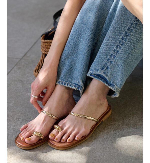 FRAMeWORK「≪追加≫NICOLAS LAINAS/ニコラスライナス メタルポイントサンダル2」|サンダル|ブラウン