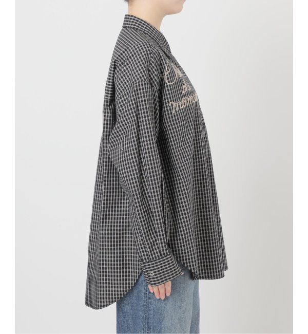 Spick and Span「刺繍オーバーシャツ」|シャツ・ブラウス|