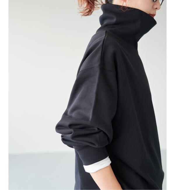 Spick and Span「《WEB限定 / 追加3》裏毛ハイネックプルオーバー」|スウェット・ジャージ|