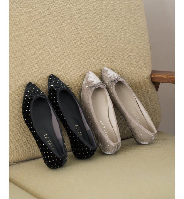  「《追加》ポインテッドグリッタードットバレエ」|バレエシューズ|