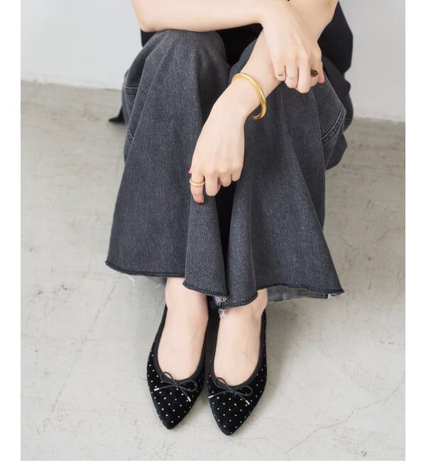  「《追加》ポインテッドグリッタードットバレエ」|バレエシューズ|