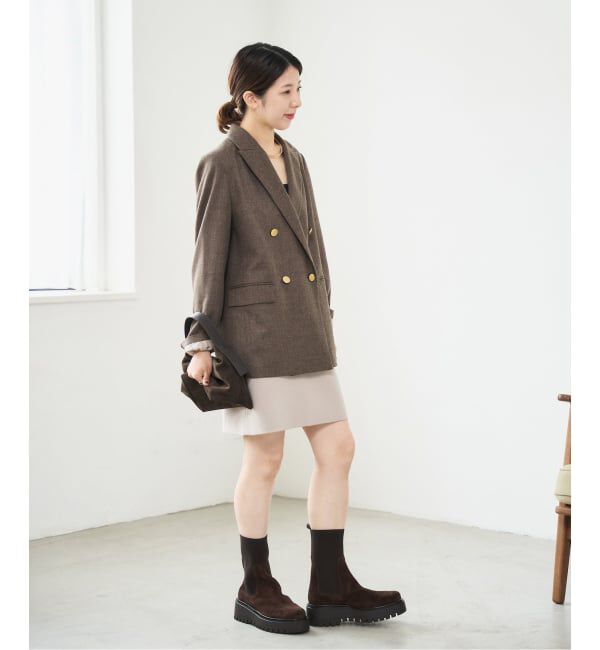  「《追加》CORSOROMA9/ コルソローマノーヴェ アツゾコゴアショートブーツ」|ショートブーツ|