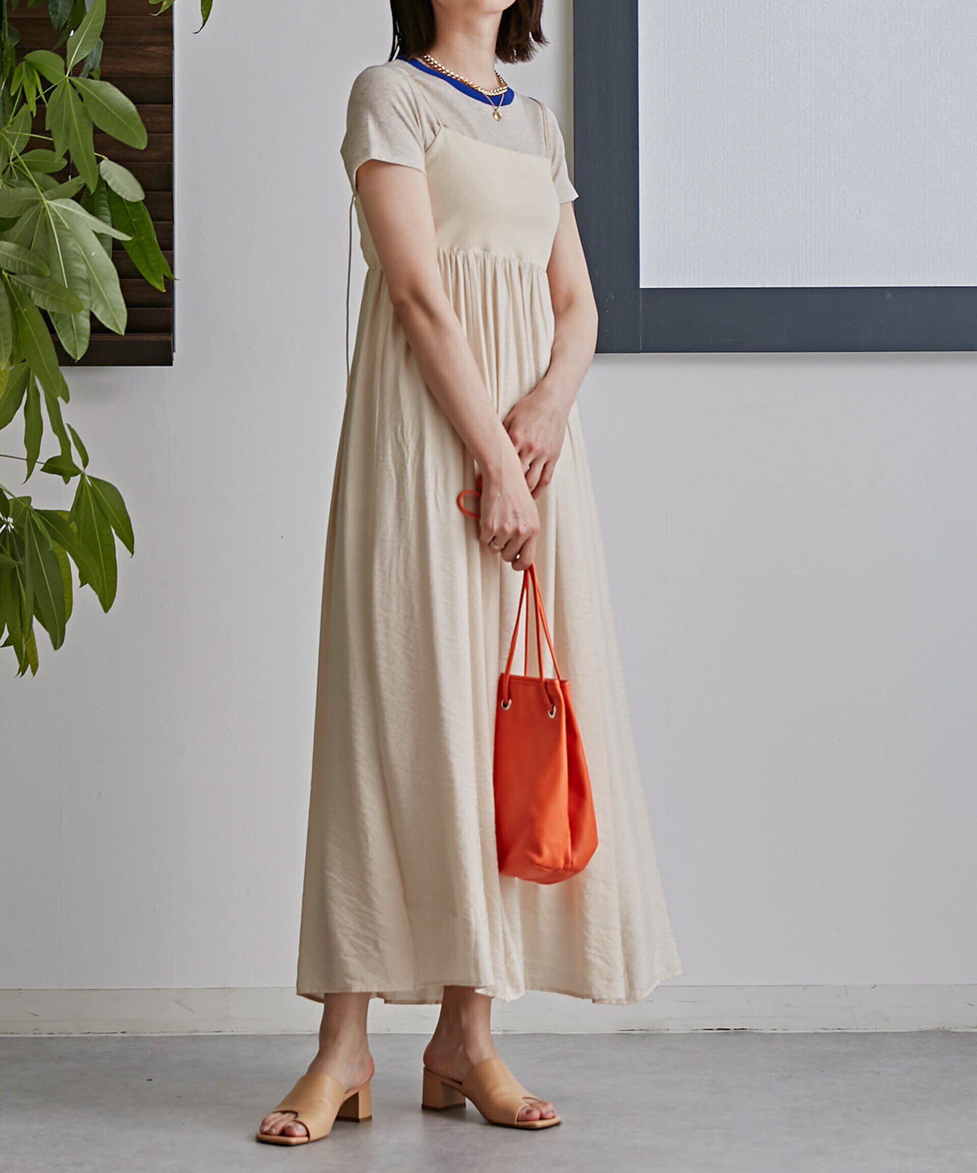 nano･universe「LB.03/リブドッキングキャミワンピース」|ワンピース|