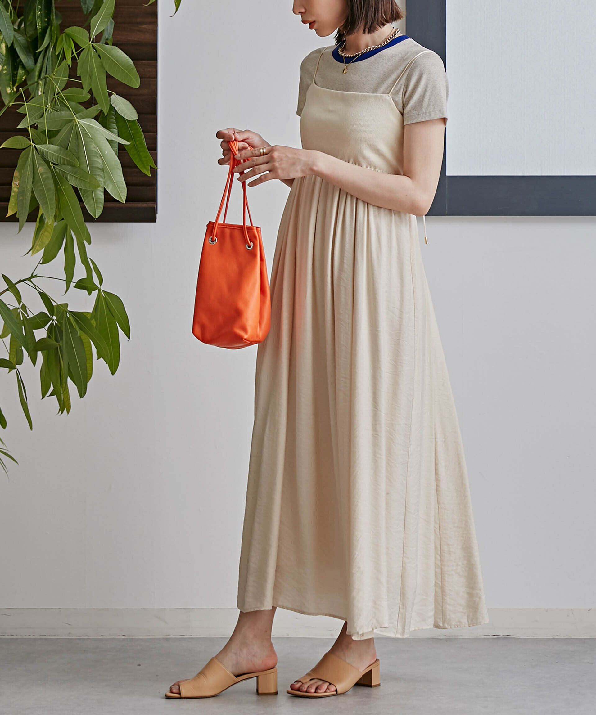 nano･universe「LB.03/リブドッキングキャミワンピース」|ワンピース|