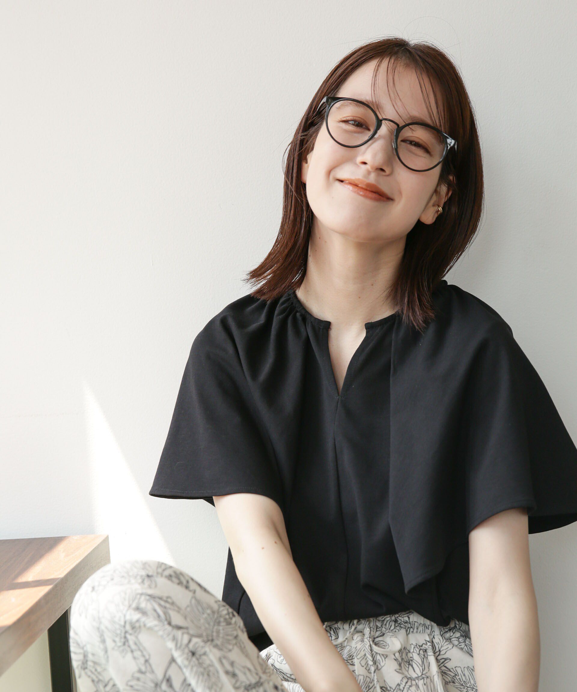 nano･universe「LB.03/Repurフレアスリーブカットトップス」|Tシャツ・カットソー|