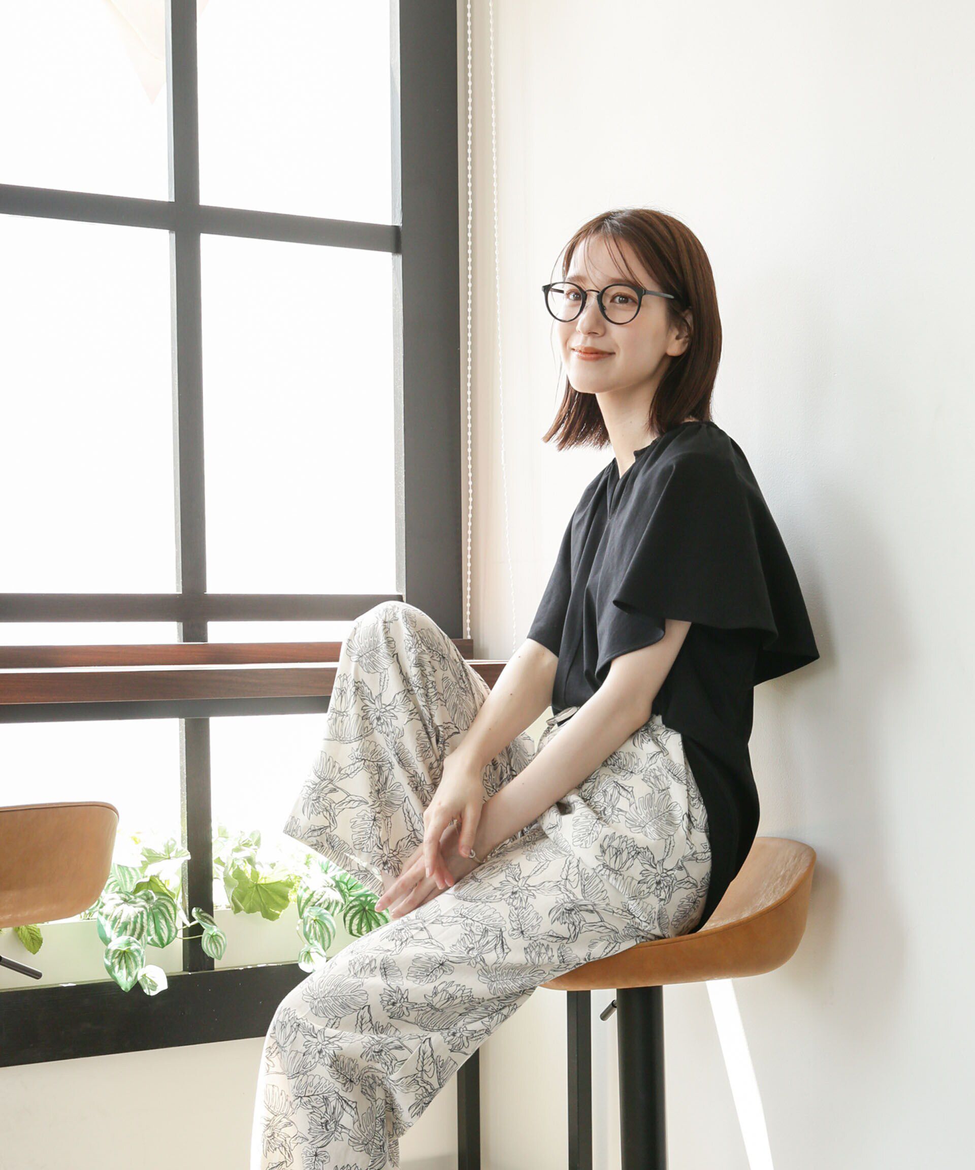 nano･universe「LB.03/Repurフレアスリーブカットトップス」|Tシャツ・カットソー|