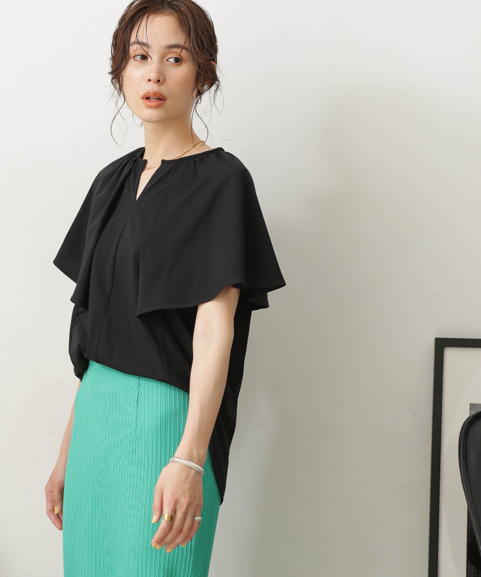 nano･universe「LB.03/Repurフレアスリーブカットトップス」|Tシャツ・カットソー|