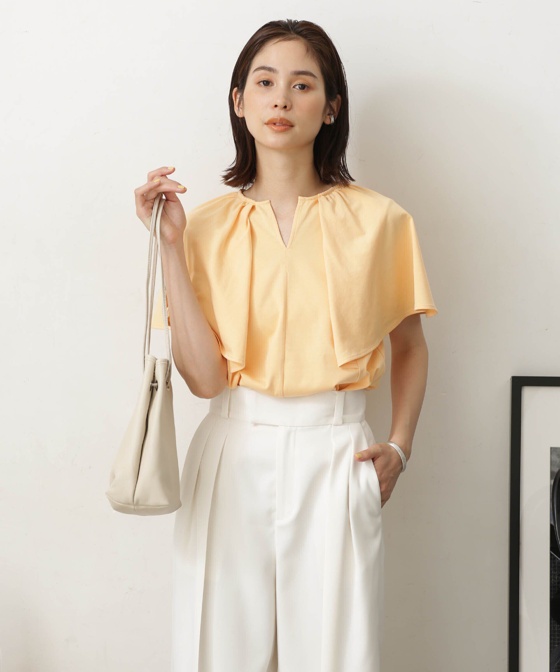 nano･universe「LB.03/Repurフレアスリーブカットトップス」|Tシャツ・カットソー|