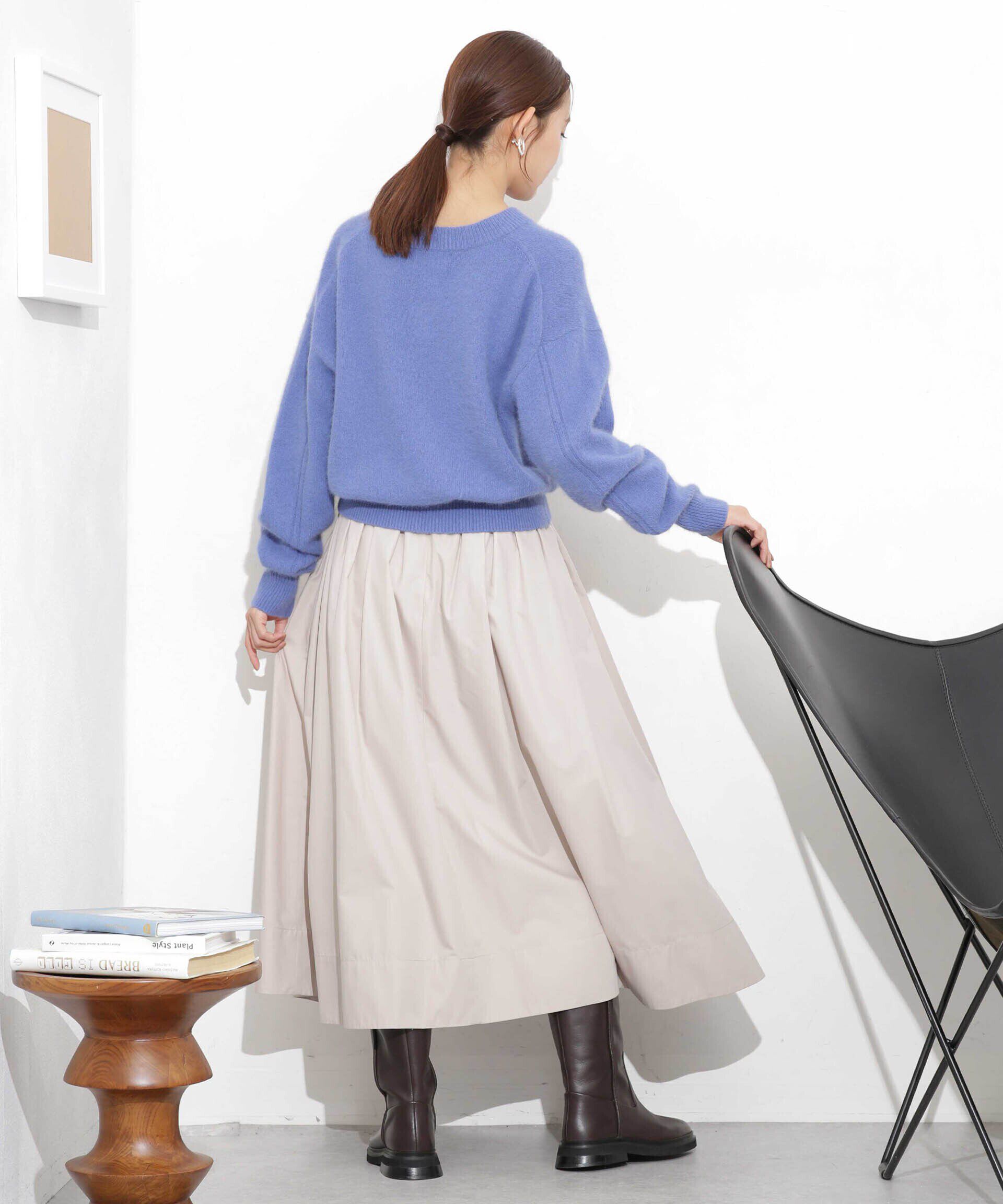 nano･universe「ウォッシャブルフォックス Vネックニットプルオーバー」|ニット・セーター|