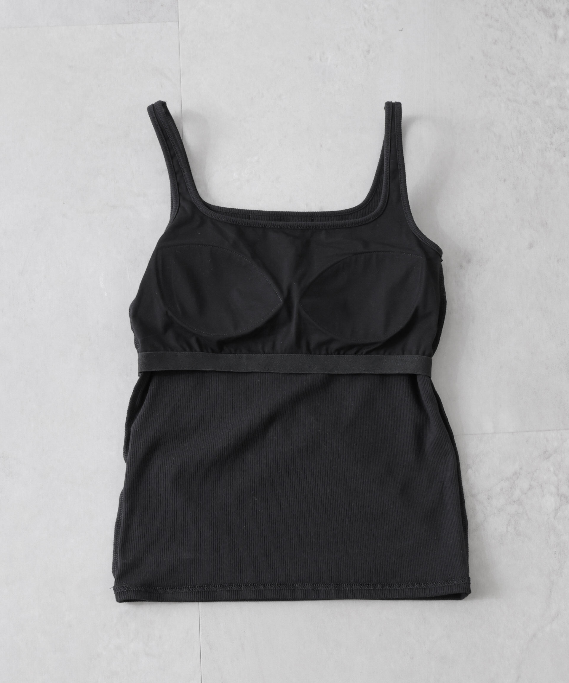 nano･universe「抗菌防臭リブカップ付きタンクトップ」|Tシャツ・カットソー|