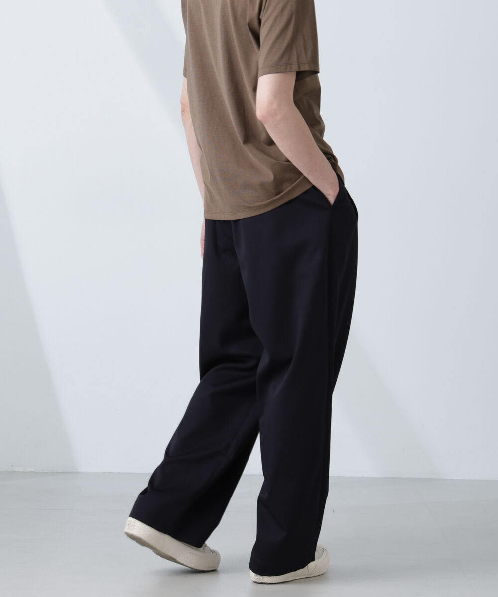 nano･universe「「大人のワイドパンツ」2タックワイドトラウザーズ」|チノ|