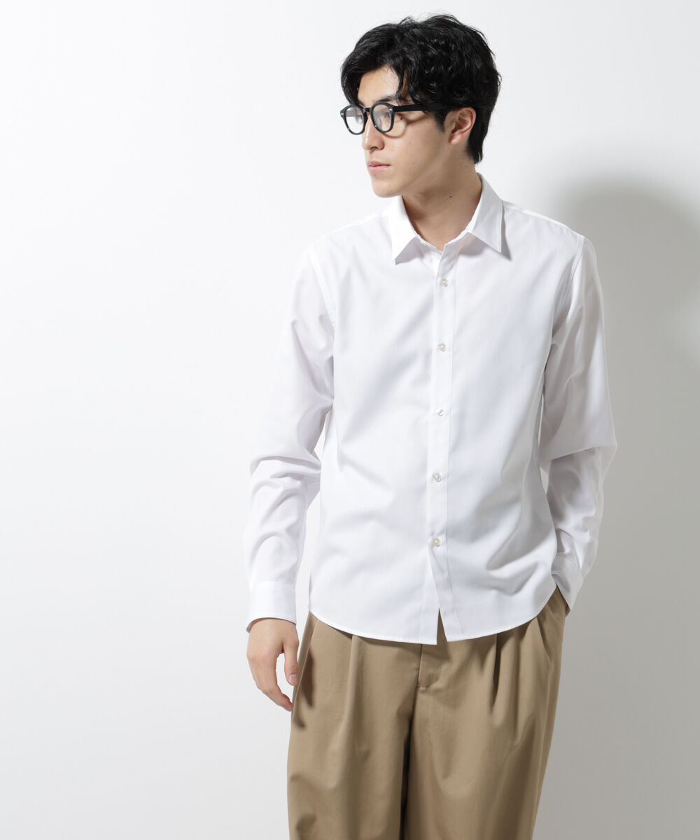 nano･universe「スタンダードレギュラーカラーシャツ/長袖」|シャツ・ブラウス|