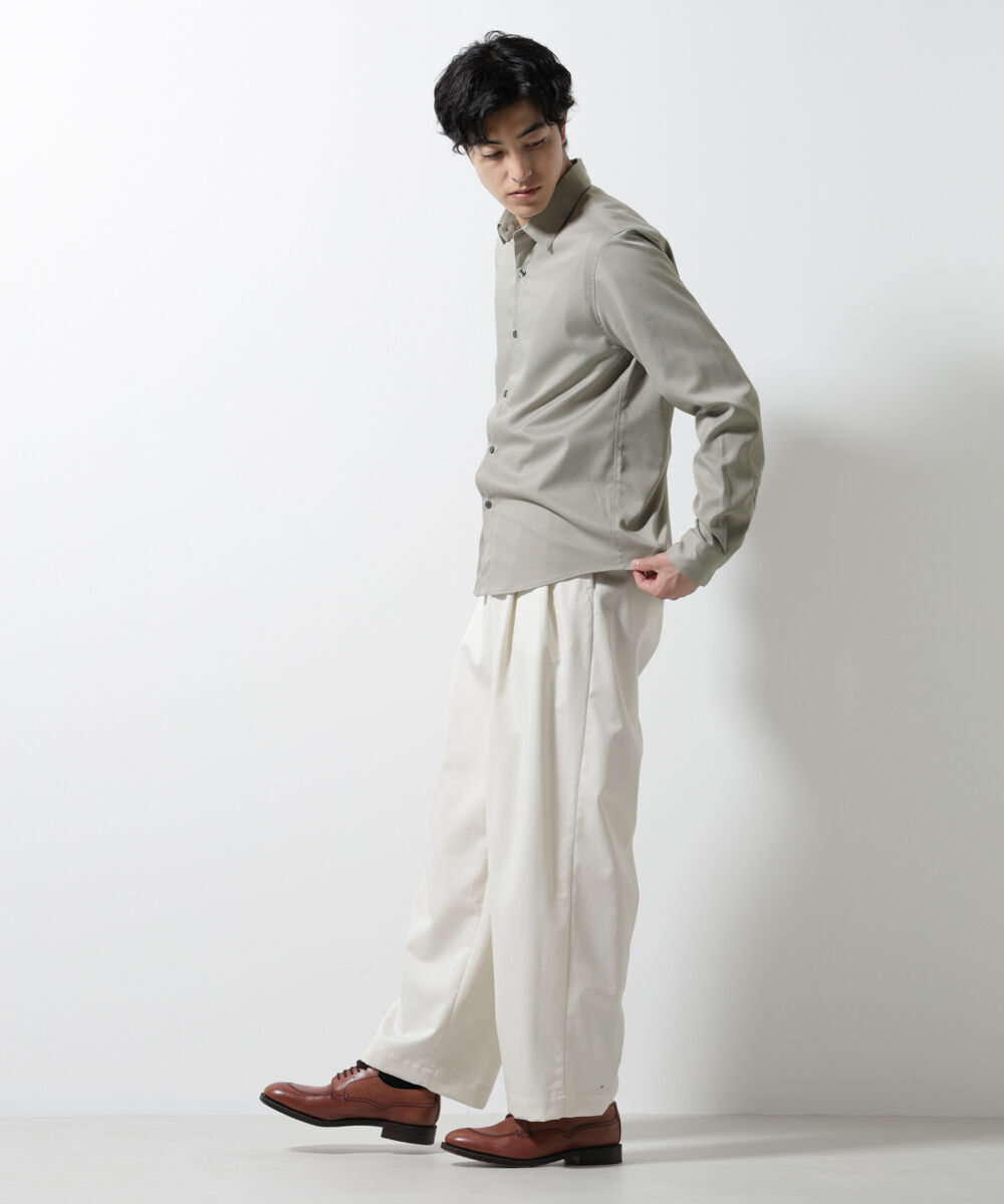 nano･universe「スタンダードレギュラーカラーシャツ/長袖」|シャツ・ブラウス|