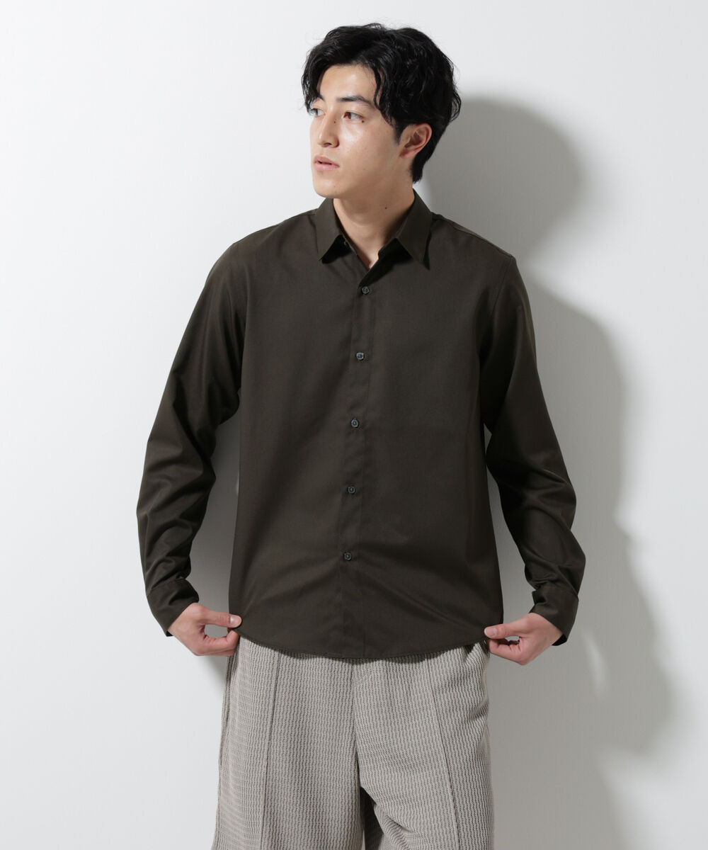 nano･universe「スタンダードレギュラーカラーシャツ/長袖」|シャツ・ブラウス|